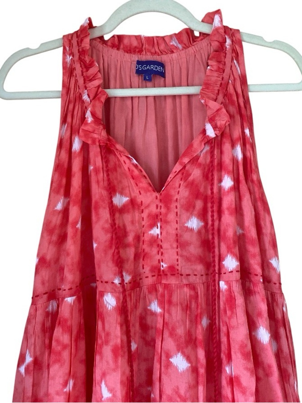NWOT ANTHROPOLOGIE Ro's Garden Sofia  Maxi Dress L - Picture 7 of 16